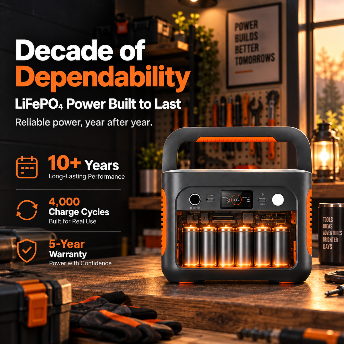 1070Wh Solar Generator Kit + FREE 200W Solar Panel