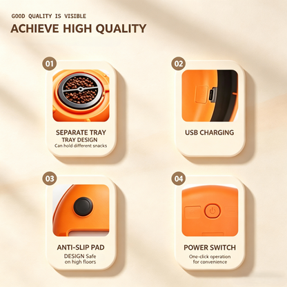 UFO Interactive Cat Treat Dispenser Toy